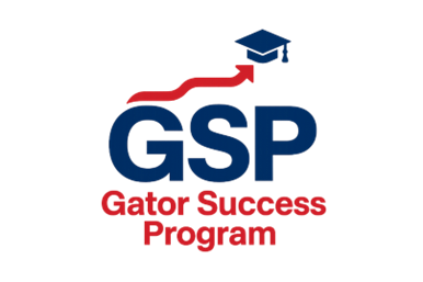 graphic logo for the gator success program