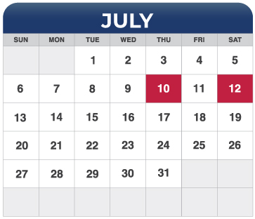 July Calendar