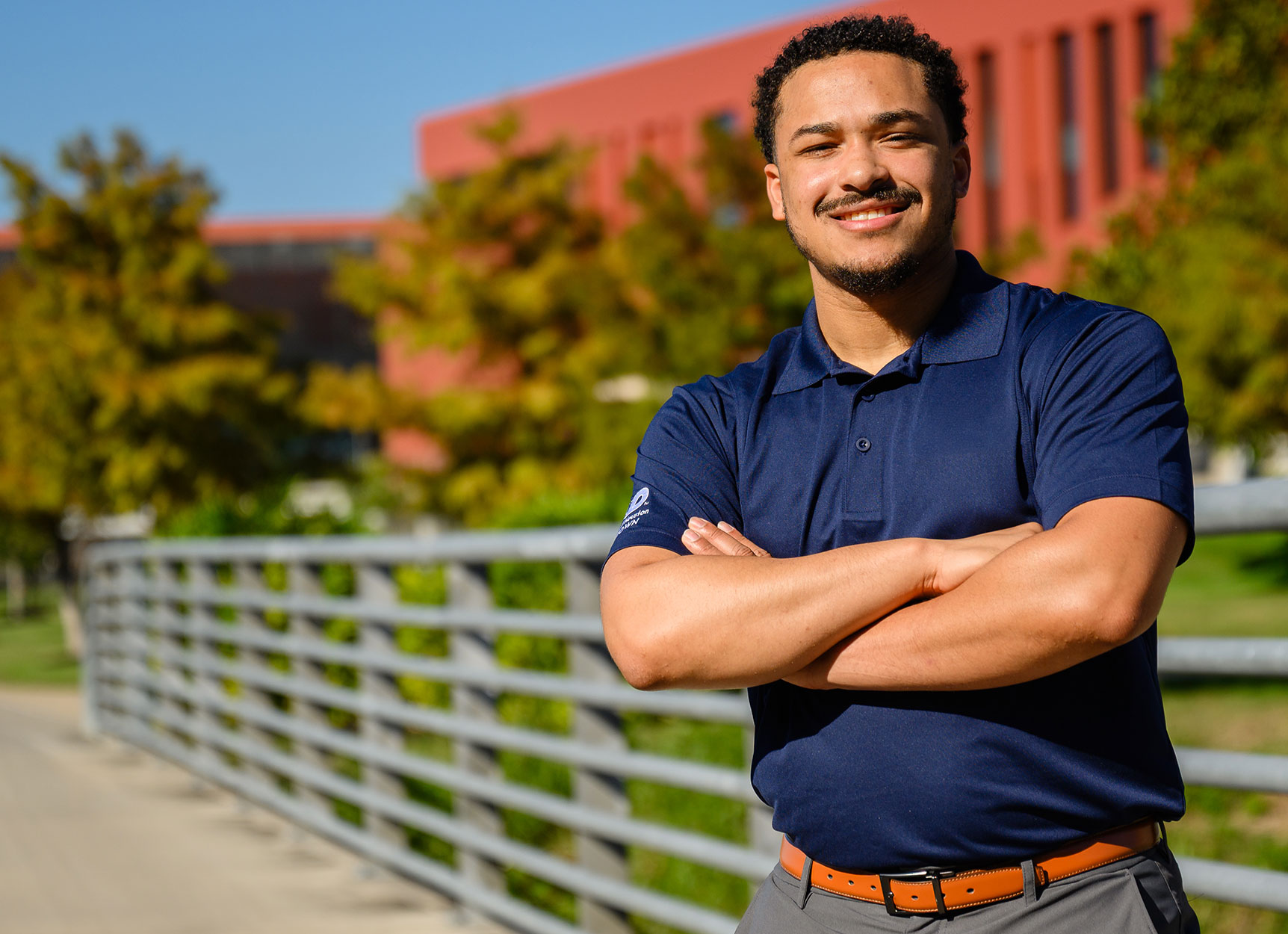 graduate student smiling