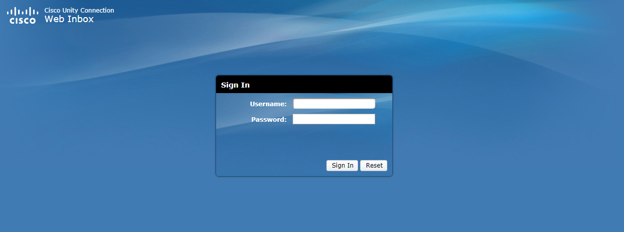 login window