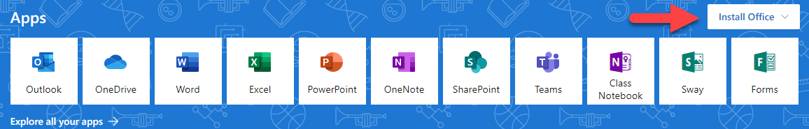 Install Office Button Screenshot