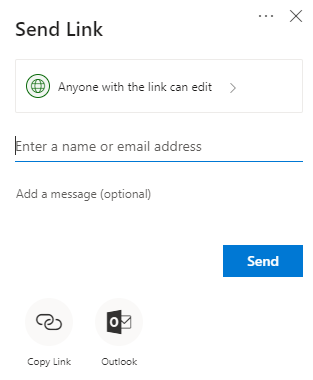 Share file link via email screenshot