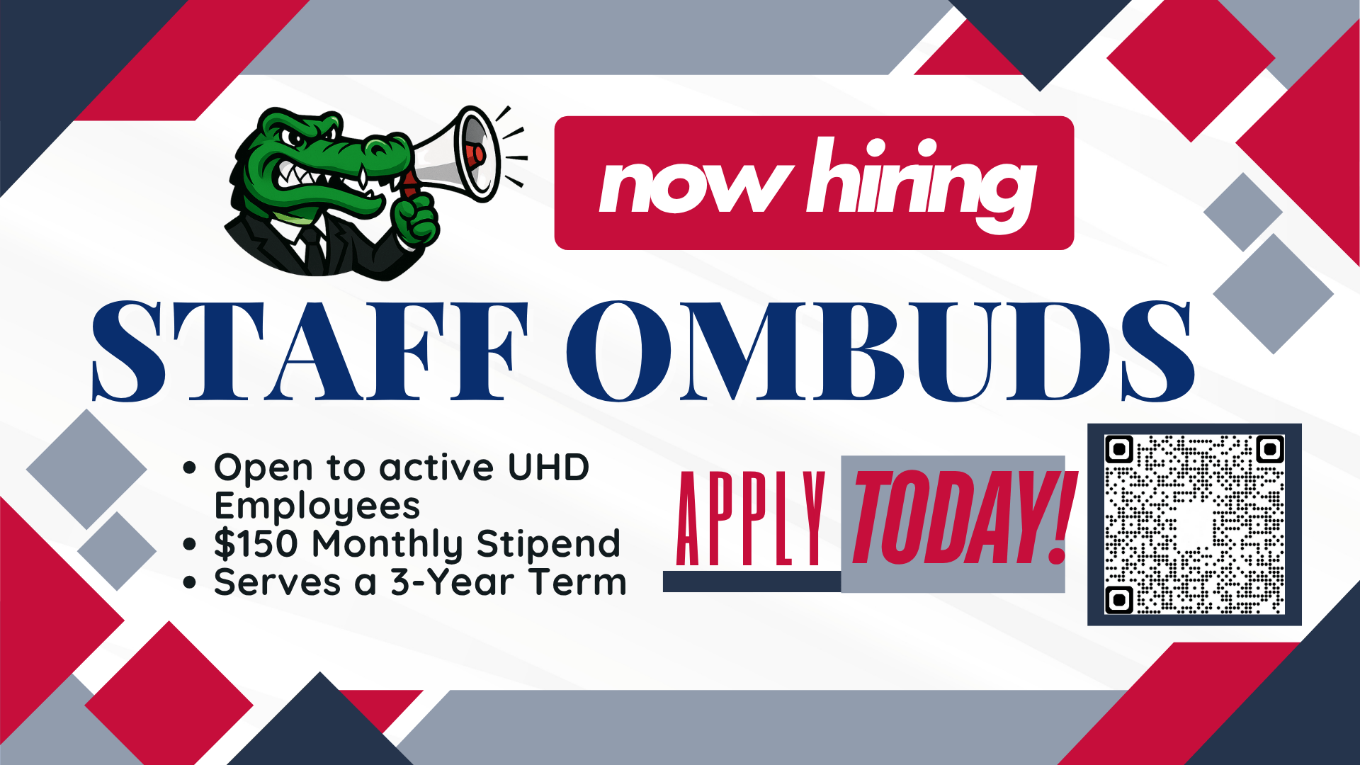 staff ombuds hiring flyer