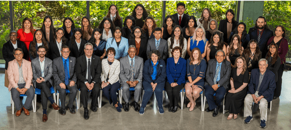 Students, donors, and uhd leadership at the ted bauer scholarship luncheon