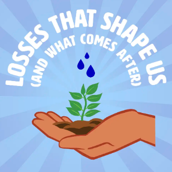 Hand with a plant in it, TEXT: 