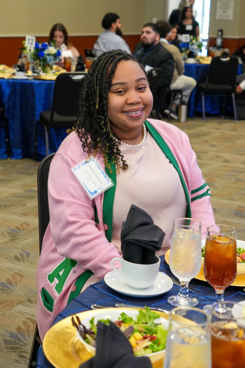 Student at Donor Scholar Luncheon