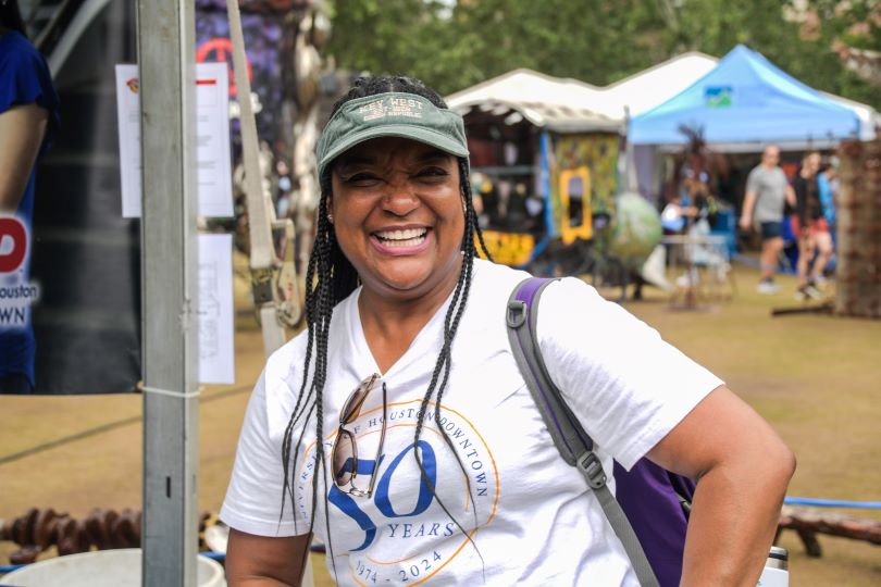 UHD Volunteers at Earth Day Houston