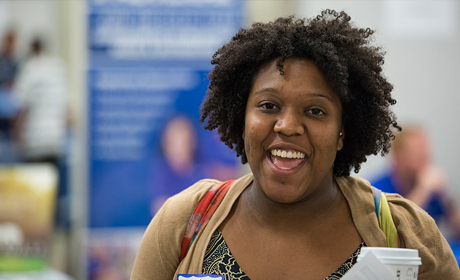 Students at Career Fair