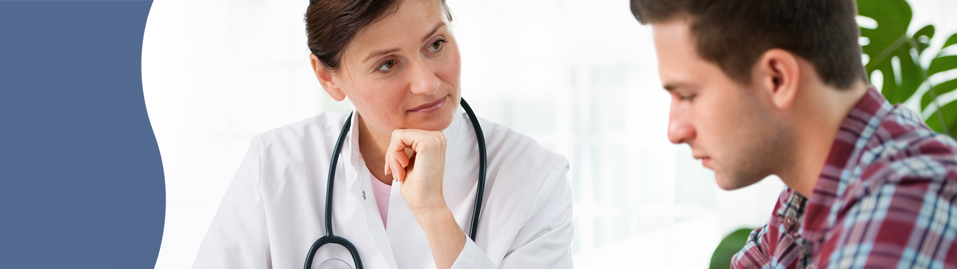 Nurse speaking to a student